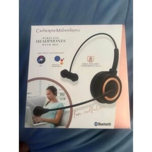 Catherine malandrino new wireless Bluetooth headset with mic great for conferenc